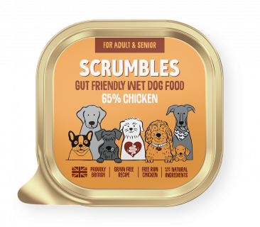 Scrumbles Grain Free Wet Dog Food Chicken 150g