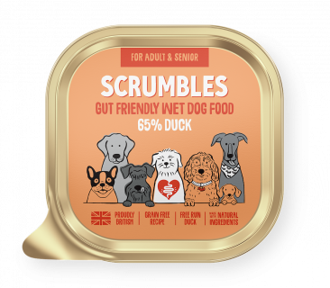 Scrumbles Grain Free Wet Dog Food Duck 150g