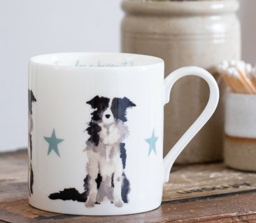 Collie Fine Bone China Mug