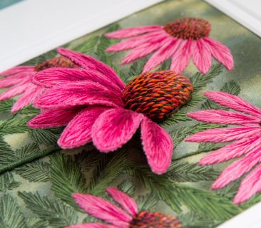 Echinacea Hand Embroidery Kit