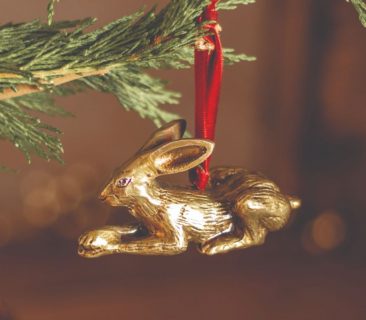 Hare Christmas Tree Decoration