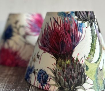 Thistle lampshades