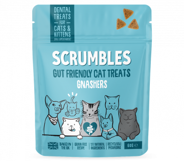 Scrumbles Cat Gnashers (Chicken Dental Bites) 60g