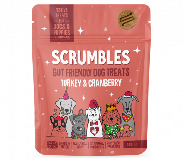 Scrumbles Christmas Turkey Cranberry Softies 90g