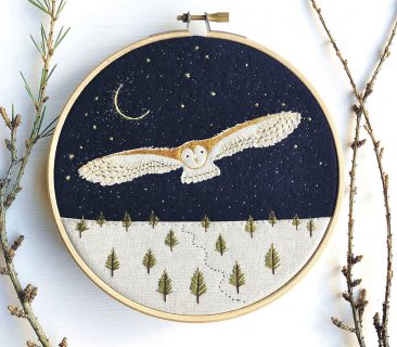 Owl Embroidery Kit