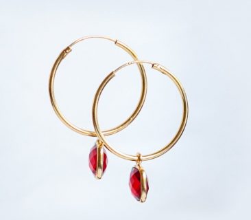 Vita gold earrings