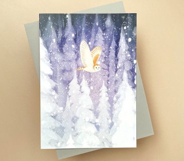 Winter Solstice Christmas Card