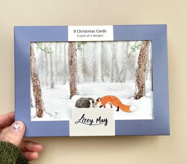 Fox and Badger Christmas Card Multipack