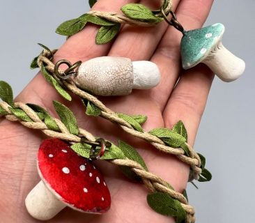 Toadstool Garland