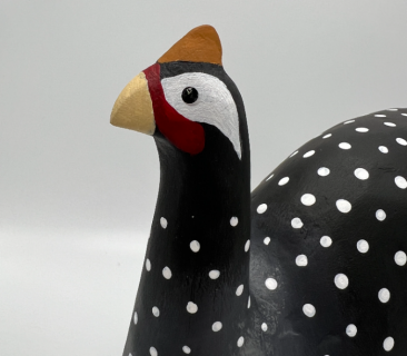 Guinea Fowl Sculpture