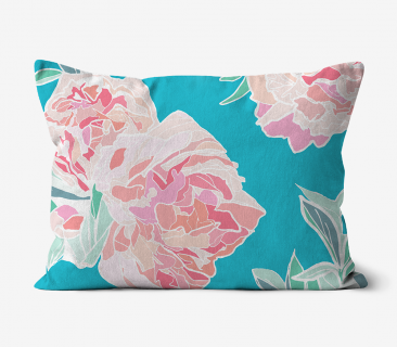 Peony cushion