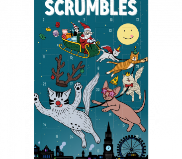 Scrumbles Christmas Cat Advent Calendar 35g