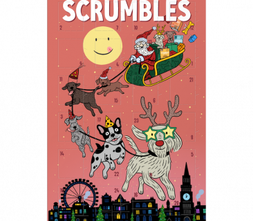 Scrumbles Christmas Dog Advent Calendar 110g